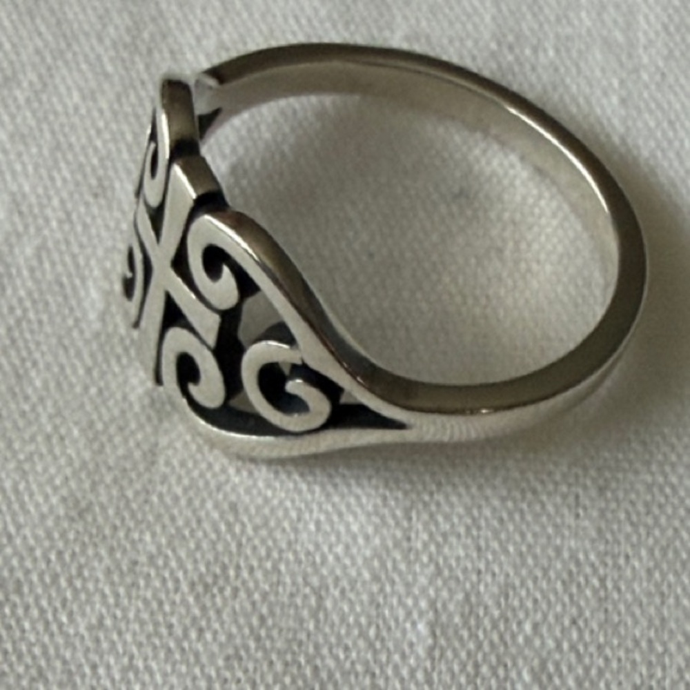 James Avery Scroll Cross Ring - Picture 5 of 5